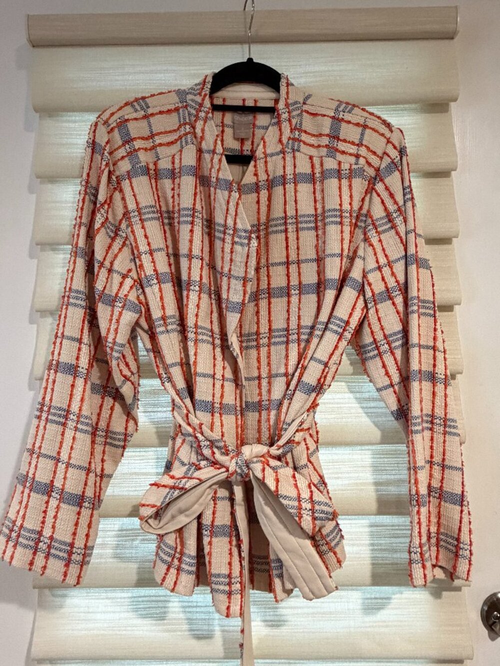 Chico's Novelty Tweed Fusion Stripe Jacket (size 16/18)